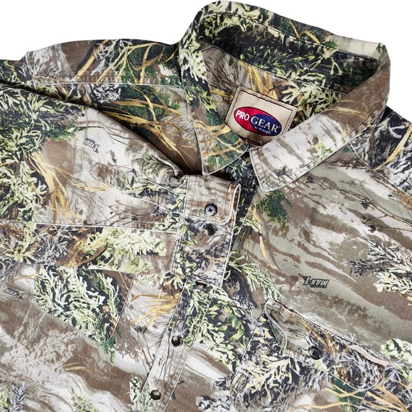 Wrangler Other - Wrangler Pro Gear Advantage Vintage Camo Shirt Mens 3X Max 1 Hunting Button Up